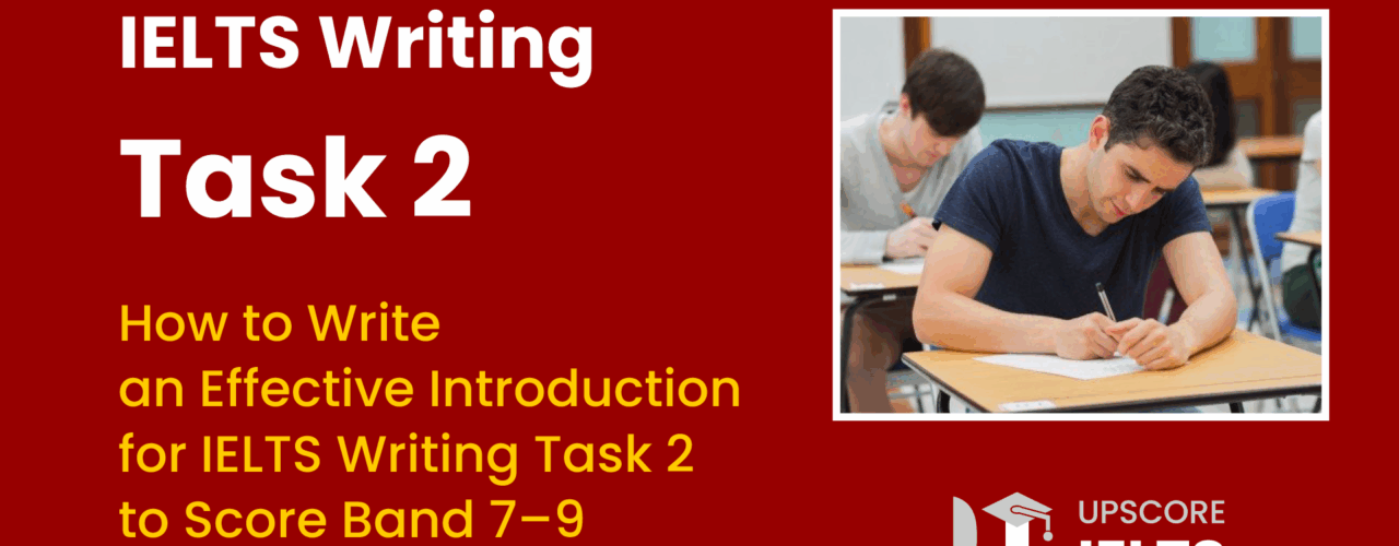 IELTS Writing Task 2 guide illustration: writing an effective introduction